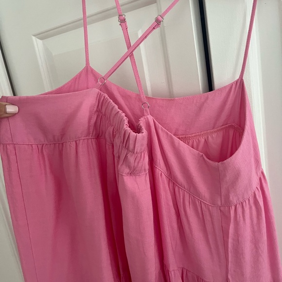 Moon Riber hot pink tiered maxi sundress - Picture 5 of 5